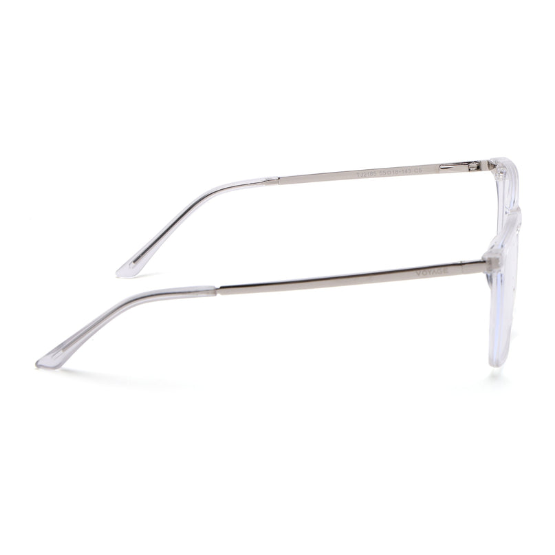 Transparent Wayfarer Clip-On Polarized Sunglasses - PMG4666