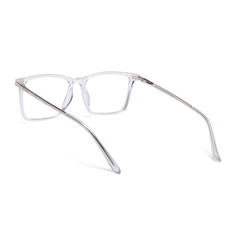 Transparent Wayfarer Clip-On Polarized Sunglasses - PMG4666