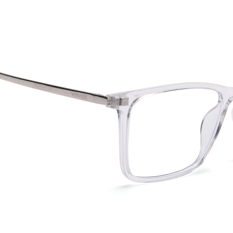 Transparent Wayfarer Clip-On Polarized Sunglasses - PMG4666