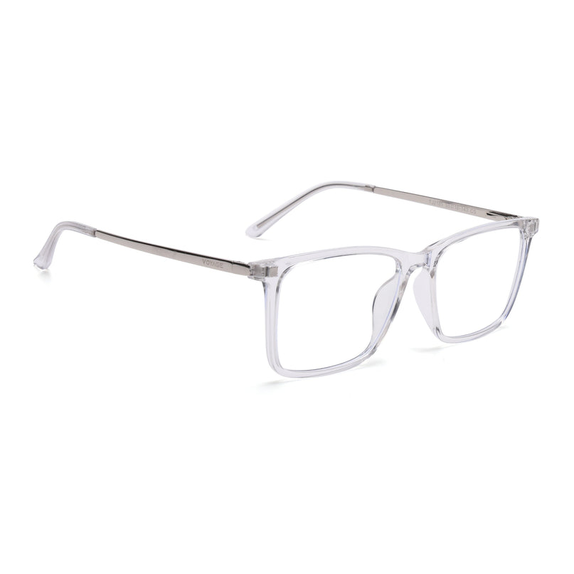 Transparent Wayfarer Clip-On Polarized Sunglasses - PMG4666