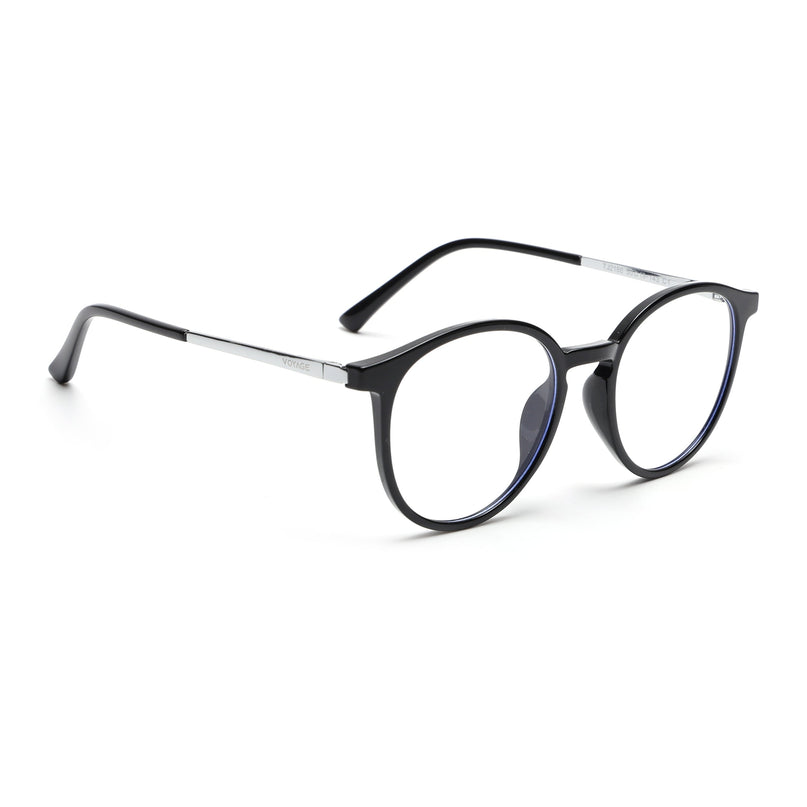 Black Round Clip-On Polarized Sunglasses - PMG4667