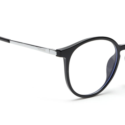 Black Round Clip-On Polarized Sunglasses - PMG4667