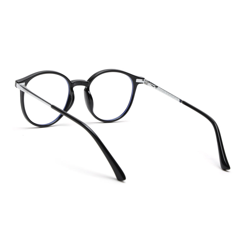 Black Round Clip-On Polarized Sunglasses - PMG4667