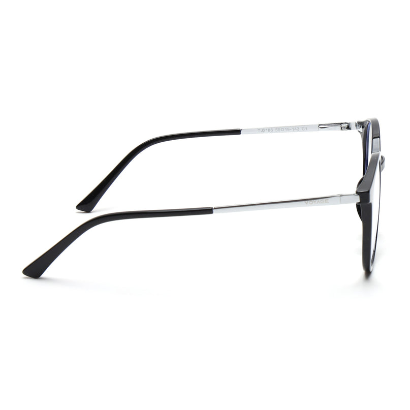 Black Round Clip-On Polarized Sunglasses - PMG4667