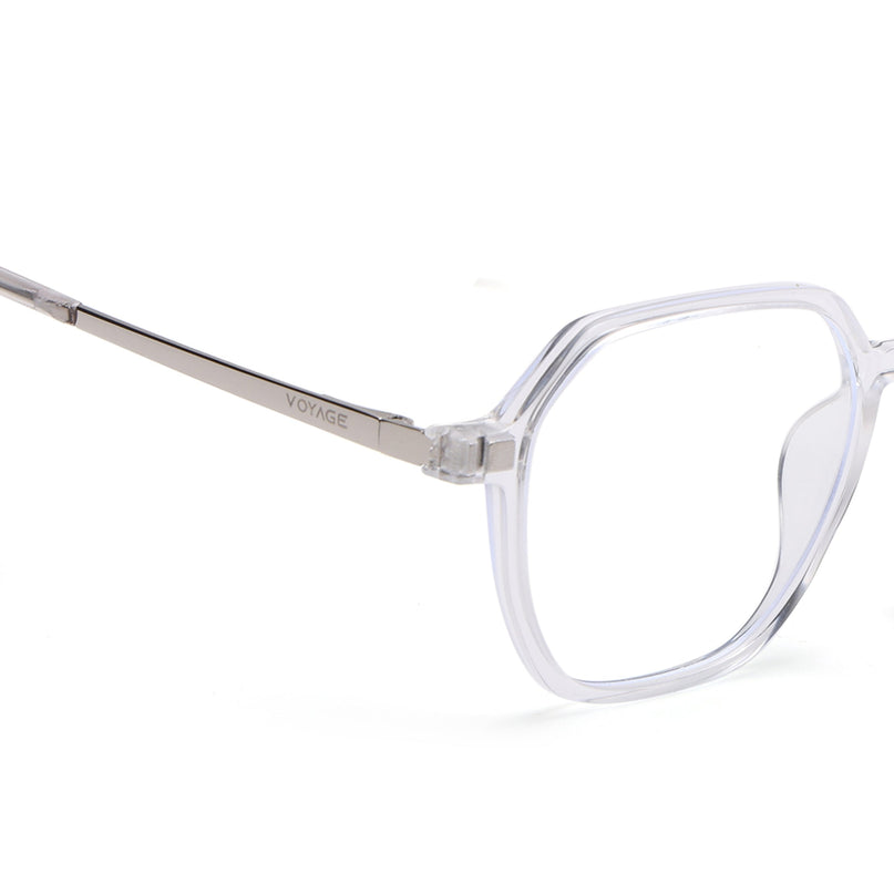 Transparent Wayfarer Clip-On Polarized Sunglasses - PMG4670