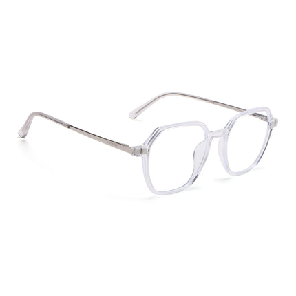 Transparent Wayfarer Clip-On Polarized Sunglasses - PMG4670