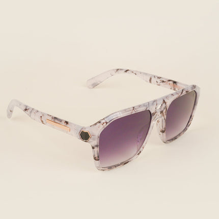 Violet & Clear Wayfarer Sunglasses (2343MG4100)