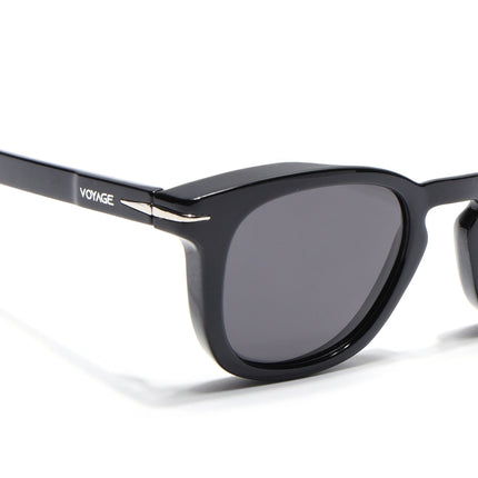 Galactic Glam | Black Wayfarer Polarized Sunglasses - PMG4189