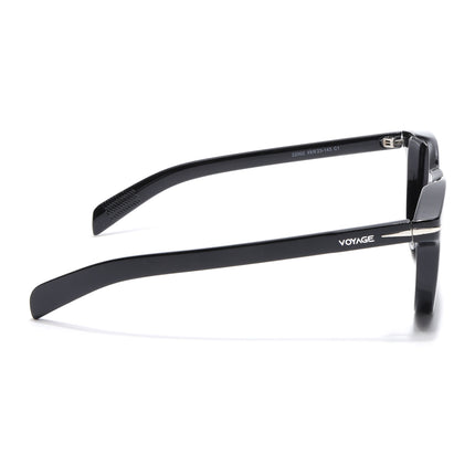 Galactic Glam | Black Wayfarer Polarized Sunglasses - PMG4189