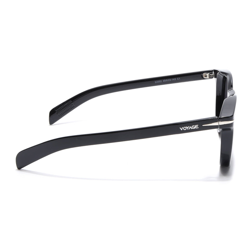 Galactic Glam | Black Wayfarer Polarized Sunglasses - PMG4189