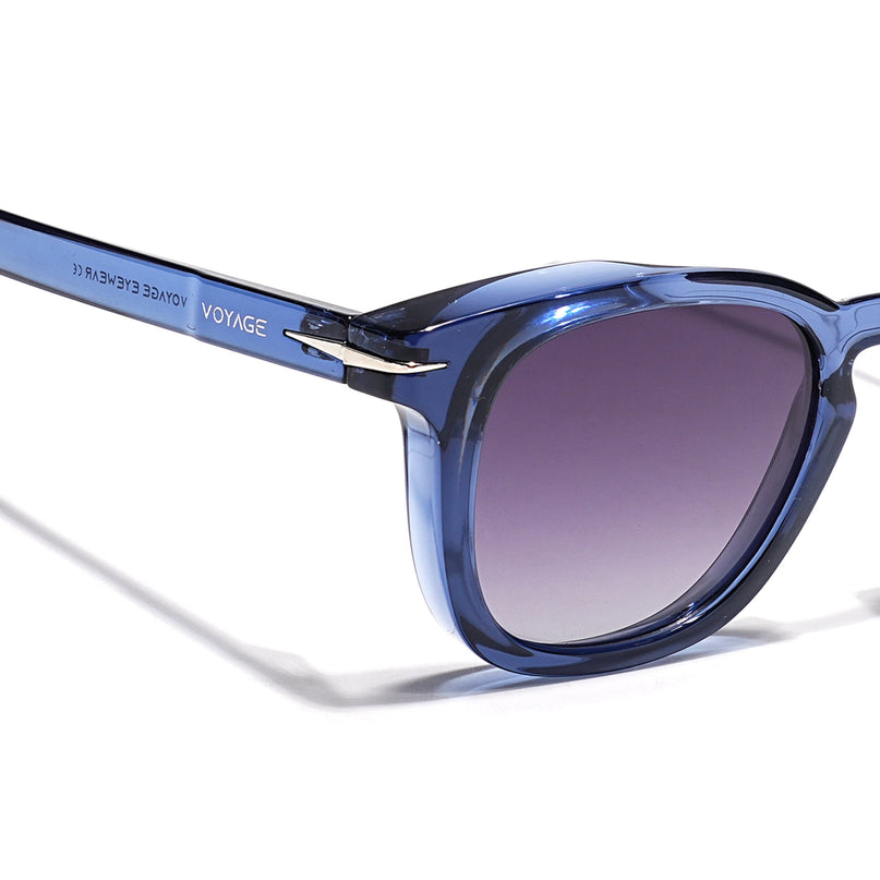 Galactic Glam | Blue Wayfarer Polarized Sunglasses - PMG4190