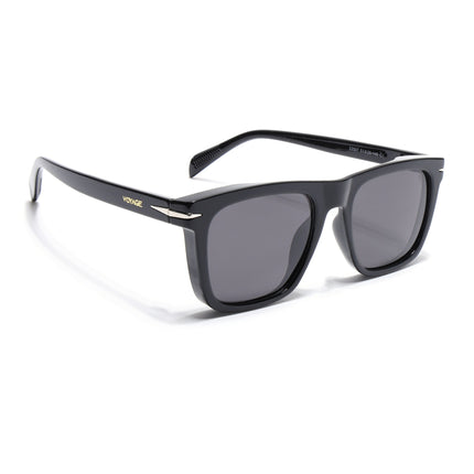 Black Wayfarer Polarized Sunglasses - PMG4186