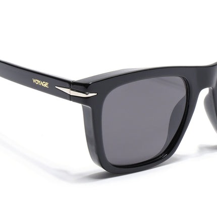 Black Wayfarer Polarized Sunglasses - PMG4186