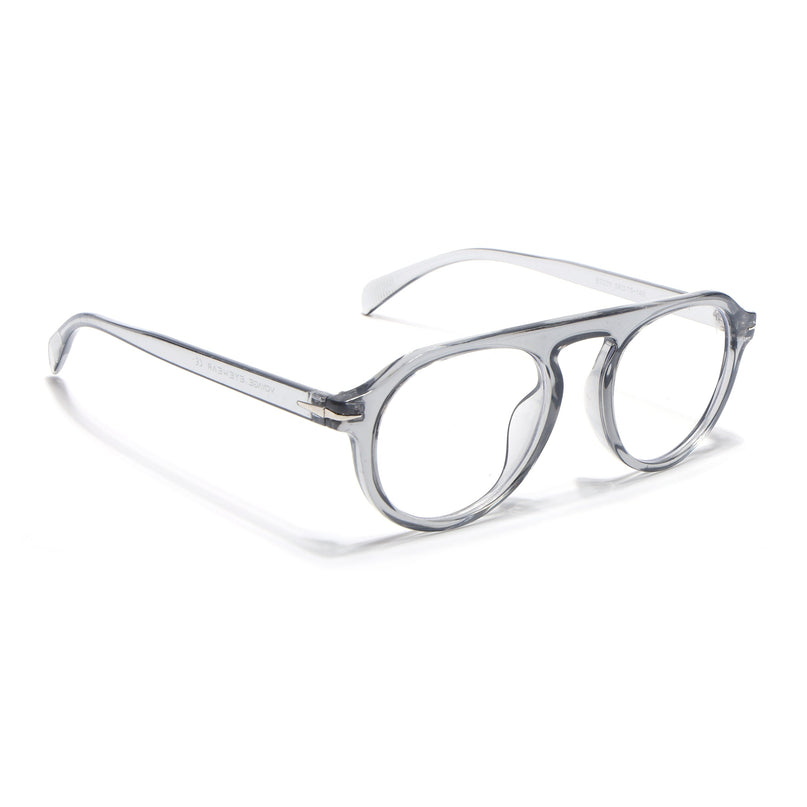 Voyage Grey Round Eyeglasses - MG3895