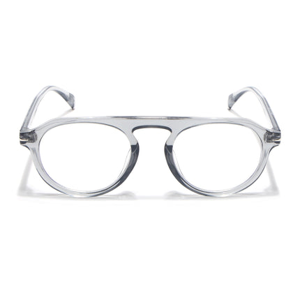 Voyage Grey Round Eyeglasses - MG3895