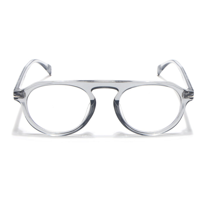 Voyage Grey Round Eyeglasses - MG3895