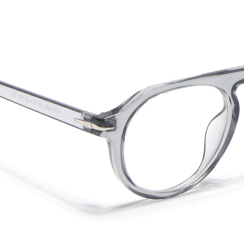 Voyage Grey Round Eyeglasses - MG3895
