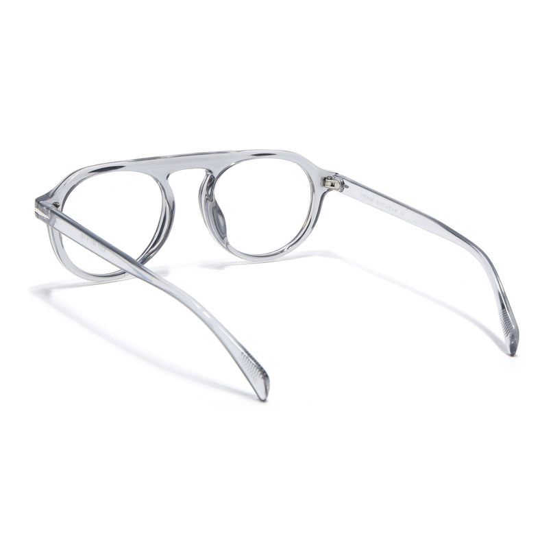Voyage Grey Round Eyeglasses - MG3895