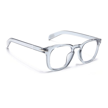Voyage Light Grey Square Eyeglasses for Men & Women - MG4825-C3