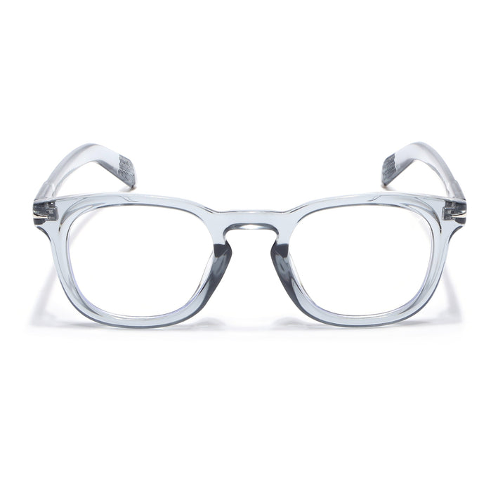 Voyage Light Grey Square Eyeglasses for Men & Women - MG4825-C3