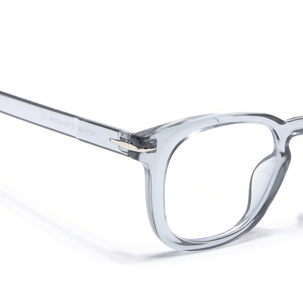 Voyage Light Grey Square Eyeglasses for Men & Women - MG4825-C3