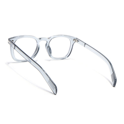 Voyage Light Grey Square Eyeglasses for Men & Women - MG4825-C3