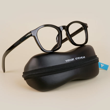 Voyage Black Square Eyeglasses - MG3921