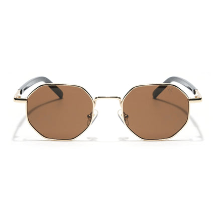Zeal | Brown Round Sunglasses MG3772