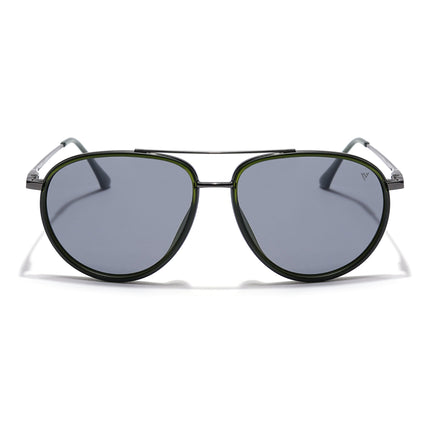 Voyage Select Aviator Polarized Sunglasses (Grey Lens | Olive & Grey Frame - SLPMG5928)