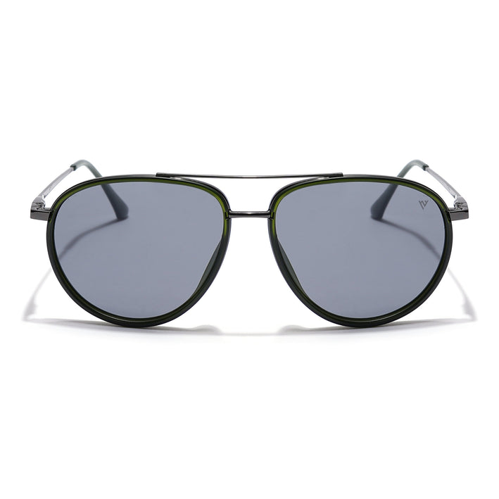 Voyage Select Aviator Polarized Sunglasses (Grey Lens | Olive & Grey Frame - SLPMG5928)