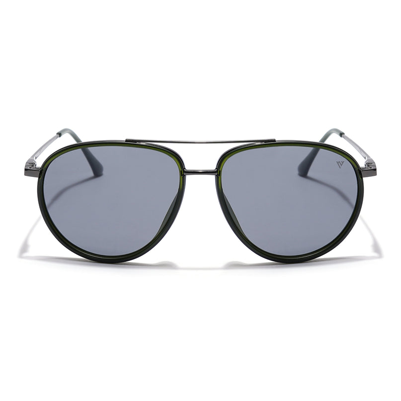 Voyage Select Aviator Polarized Sunglasses (Grey Lens | Olive & Grey Frame - SLPMG5928)