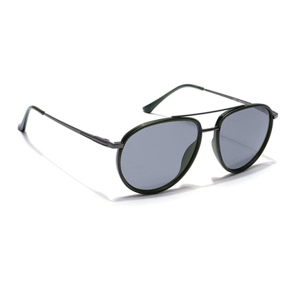 Voyage Select Aviator Polarized Sunglasses (Grey Lens | Olive & Grey Frame - SLPMG5928)