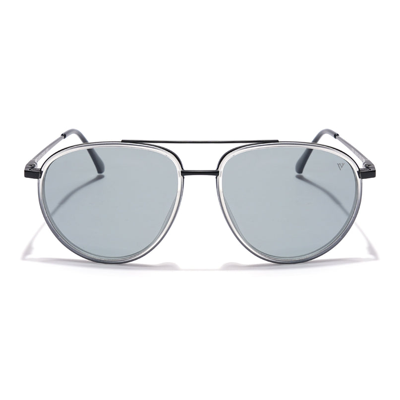 Voyage Select Aviator Polarized Sunglasses (Grey Lens | Grey & Black Frame - SLPMG5930)