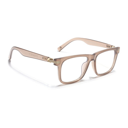 Eyejack Matt Brown Square Eyeglasses for Men & Women (2258FCL2152-C3)