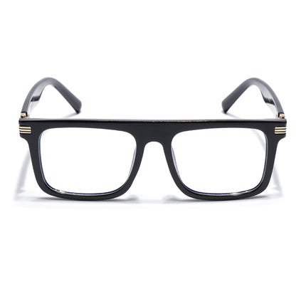 Eyejack Shine Black Wayfarer Eyeglasses for Men & Women (2261FCL2156-C1)