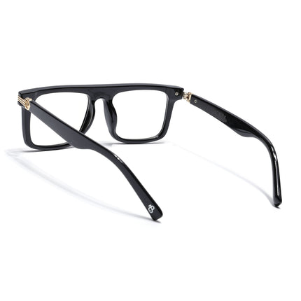 Eyejack Shine Black Wayfarer Eyeglasses for Men & Women (2261FCL2156-C1)