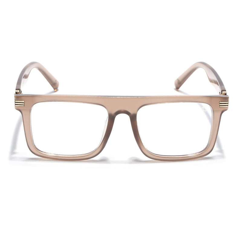 Eyejack Matt Brown Wayfarer Eyeglasses for Men & Women (2261FCL2158-C3)