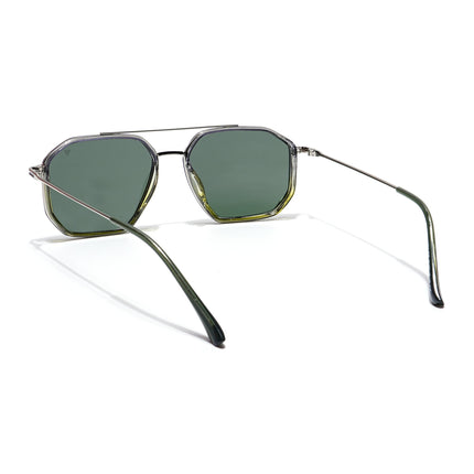 Voyage Select Square Polarized Sunglasses (Olive Lens | Olive & Grey Frame - SLPMG5933)