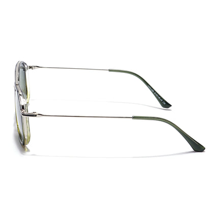Voyage Select Square Polarized Sunglasses (Olive Lens | Olive & Grey Frame - SLPMG5933)