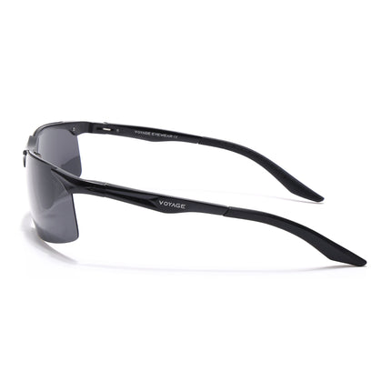 Turbo Aluminium | Silver-Black Polarized Sunglasses - PMG4649