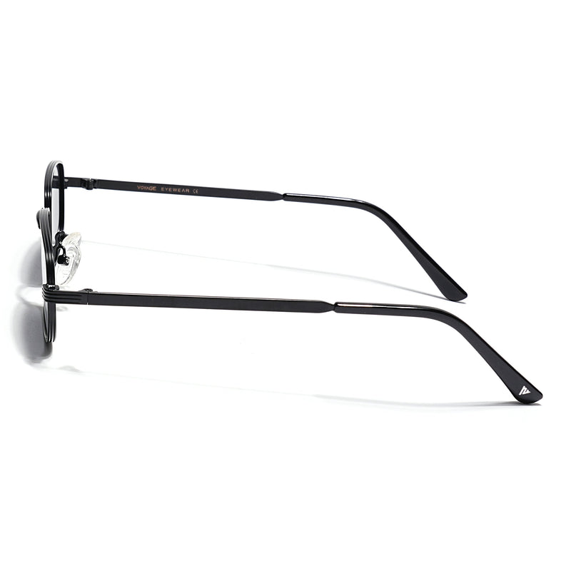 Vesper | Black Rectangle Polarized Sunglasses (Black Lens - PMG5845)