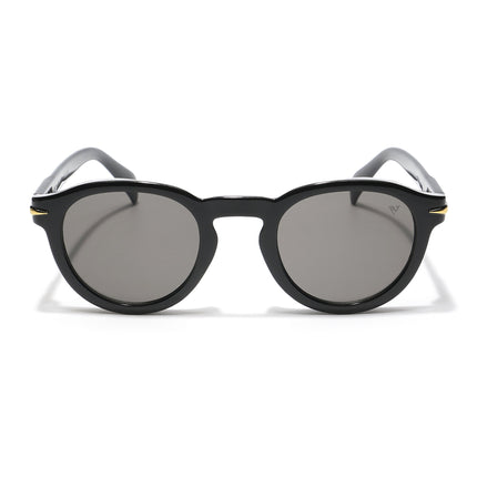 Vellum | Black Round Sunglasses - MG3609