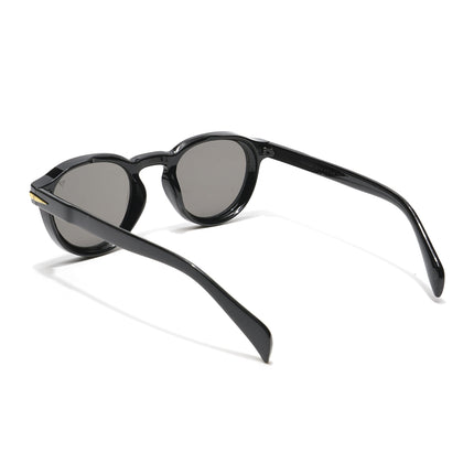 Vellum | Black Round Sunglasses - MG3609