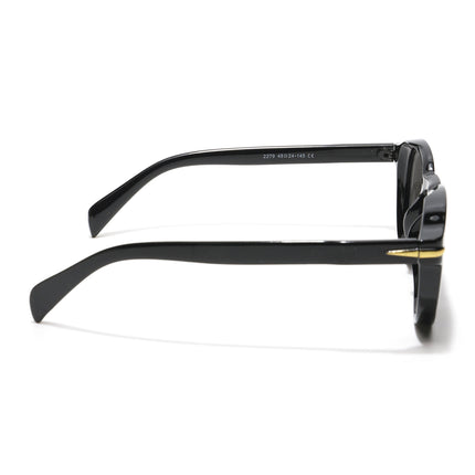 Vellum | Black Round Sunglasses - MG3609