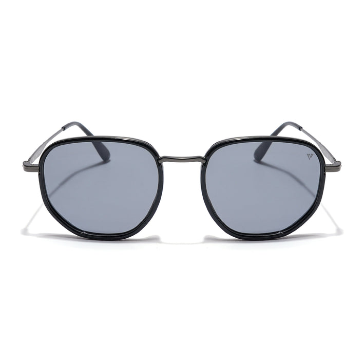 Voyage Select Square Polarized Sunglasses (Grey Lens | Black & Grey Frame - SLPMG5938)