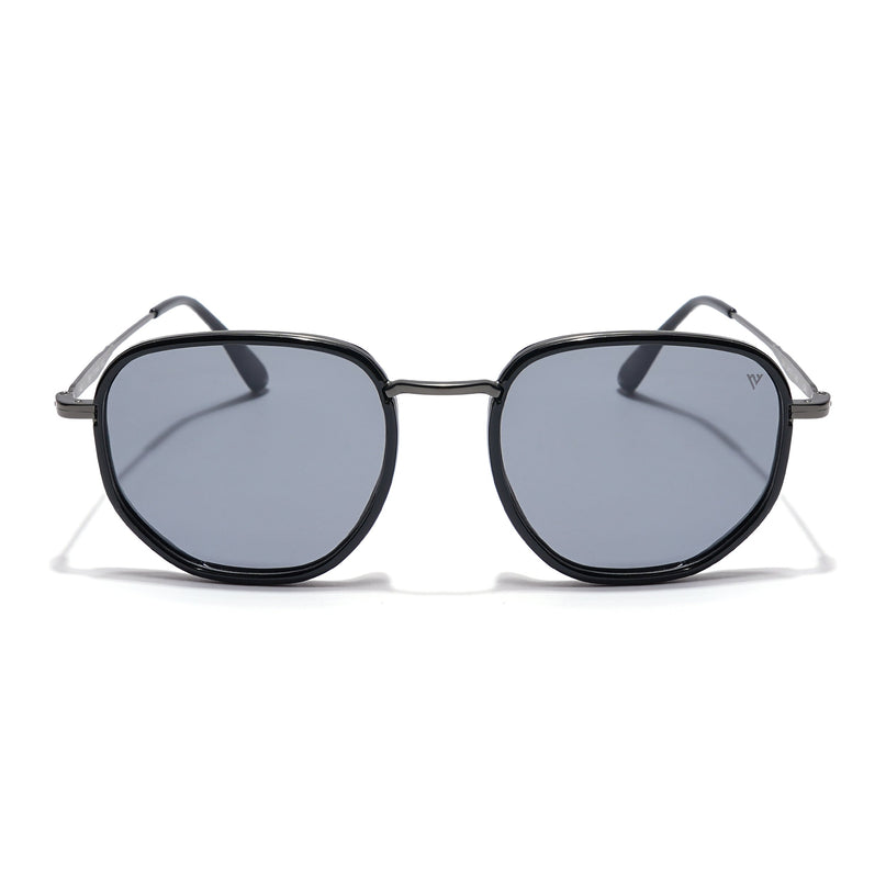 Voyage Select Square Polarized Sunglasses (Grey Lens | Black & Grey Frame - SLPMG5938)