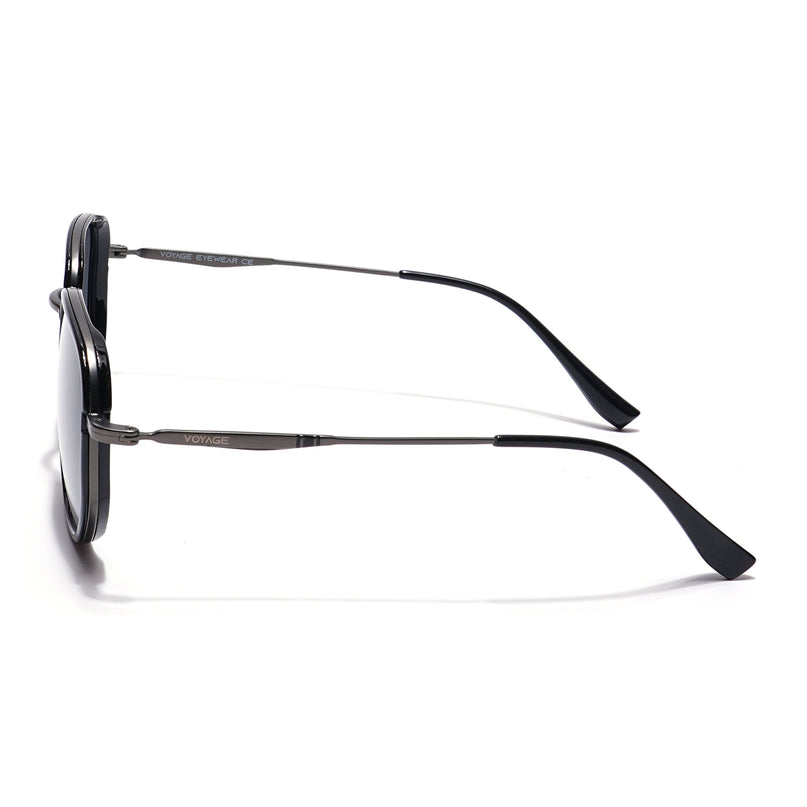 Voyage Select Square Polarized Sunglasses (Grey Lens | Black & Grey Frame - SLPMG5938)