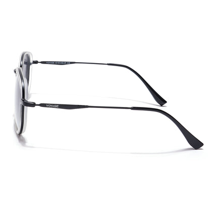 Voyage Select Square Polarized Sunglasses (Grey Lens | Grey & Black Frame - SLPMG5990)