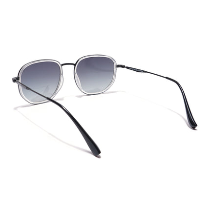 Voyage Select Square Polarized Sunglasses (Grey Lens | Grey & Black Frame - SLPMG5990)