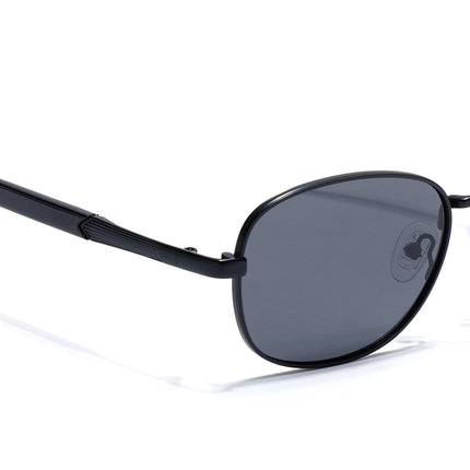 Dash | Black Unisex Polarized Sunglasses | Black Lens - PMG5847